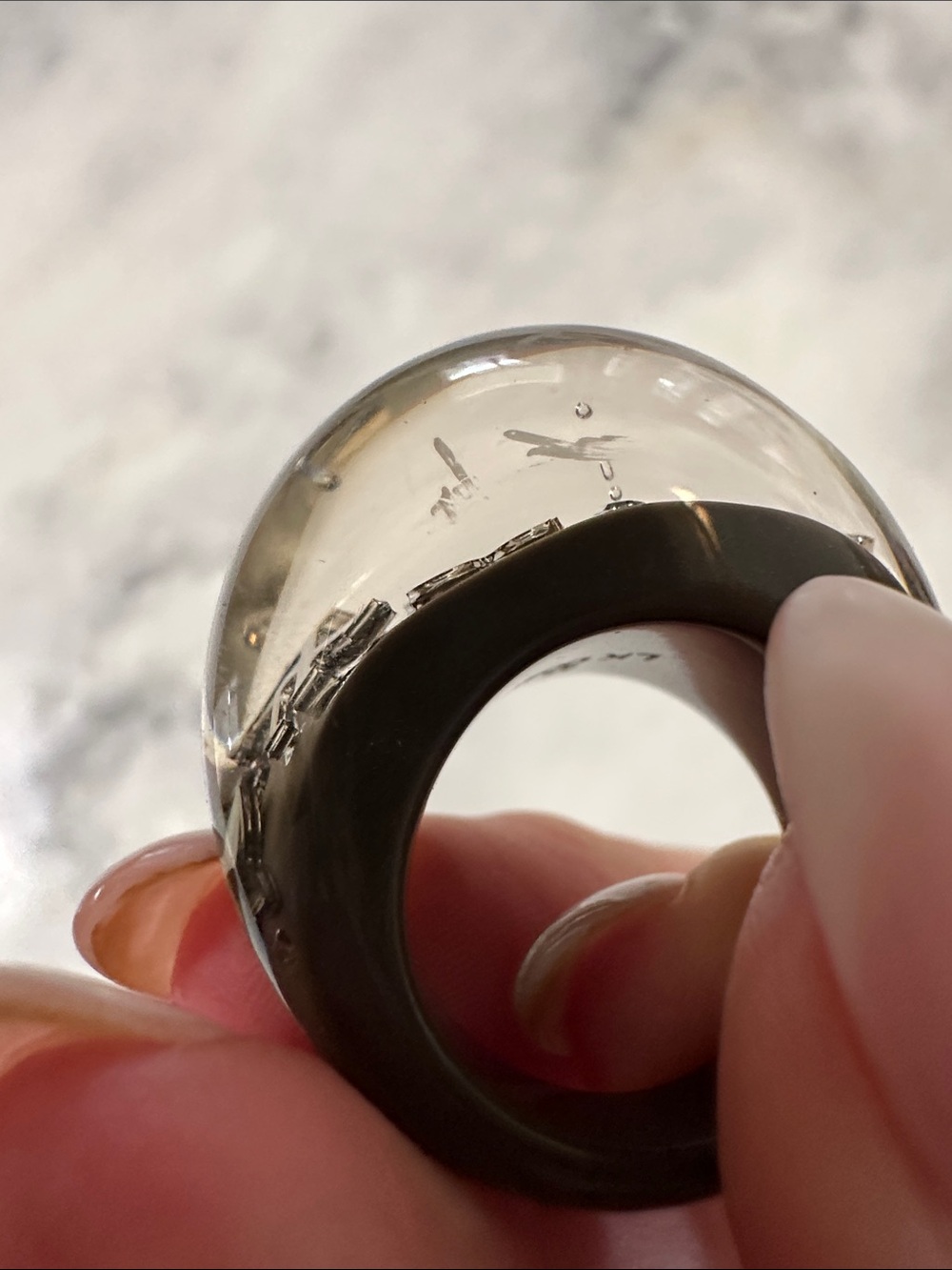 Louis Vuitton Monogram Inclusion Ring - Picture 8 of 9